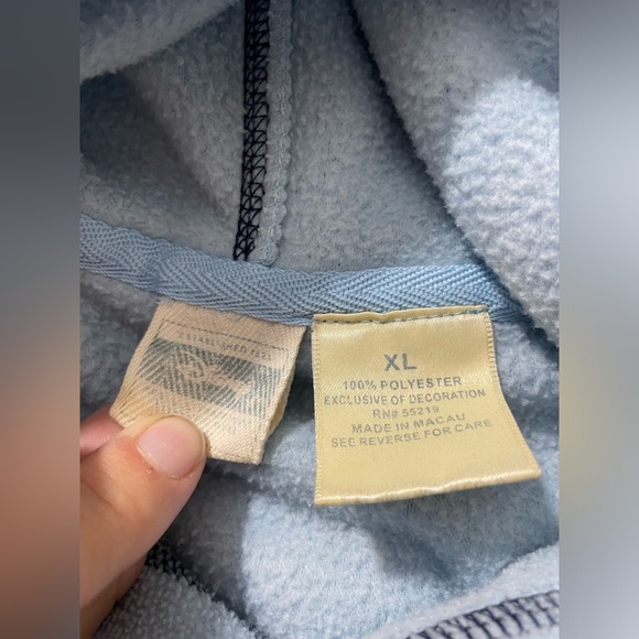 Genuine Vintage Disney Winnie the Pooh Eeyore fleece Hoodie 1968 - Picture 4 of 4